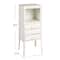 Hello Honey® Antique White Rustic Farmhouse Storage Cabinet